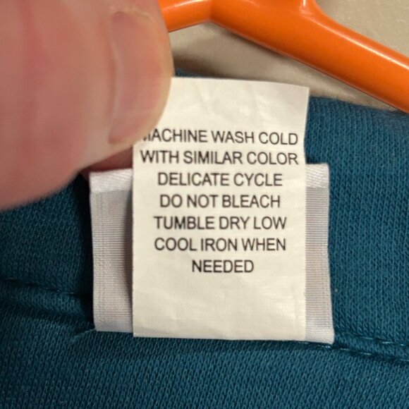 Casual Joe Men's Size XL Full Zip Jacket Turquoise EUC - Picture 8 of 9